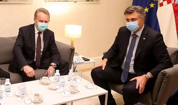 Bakir Izetbegović i Andrej Plenković (arhivska fotografija)