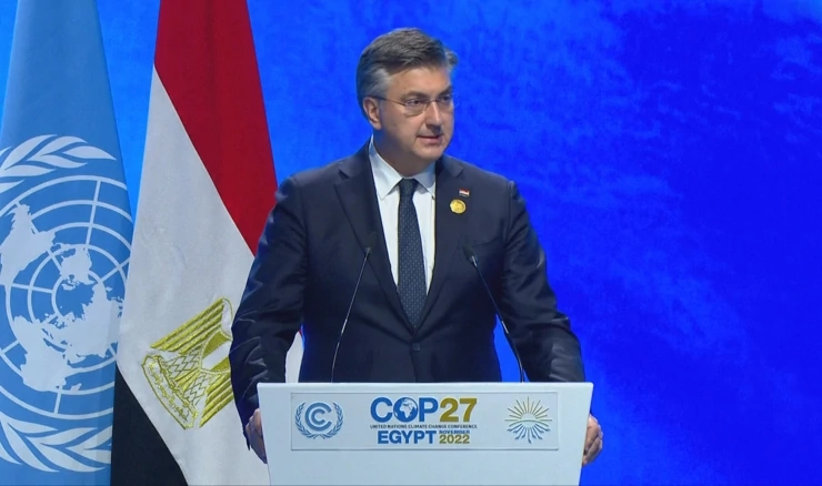 Andrej Plenković održao govor na COP27