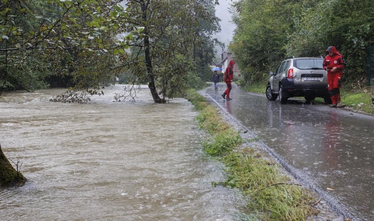 Bujice i poplavljene prometnice u Kupskoj dolini 