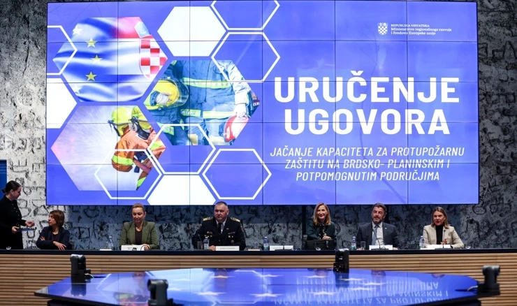 Uručenje ugovora za protupožarnu zaštitu