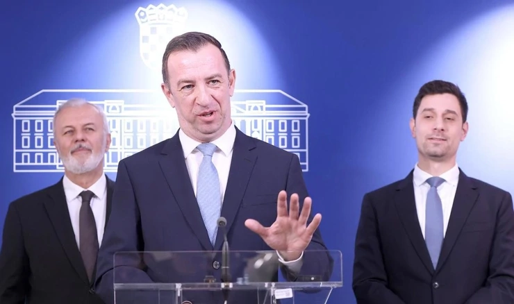 Nikola Mažar, Ante Sanader i Maksimilijan Šimrak