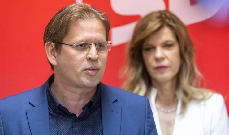 Samir Haj Barakat i Biljana Borzan, arhivska fotografija