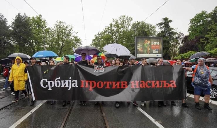 Prosvjed građana "Srbija protiv nasilja"