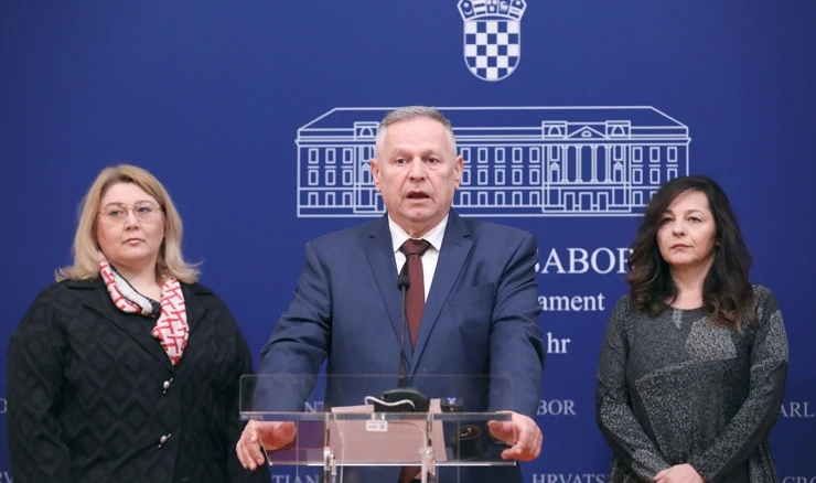 Konferencija za medije Socijaldemokrata u Saboru