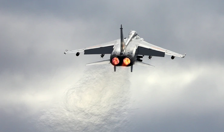 Borbeni mlazni zrakoplov, ilustracija