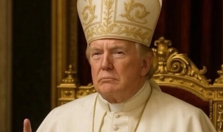 Trump kao papa