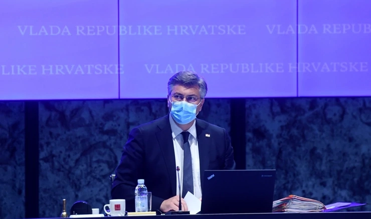 Andrej Plenković na sjednici Vlade 2.6.2021. 