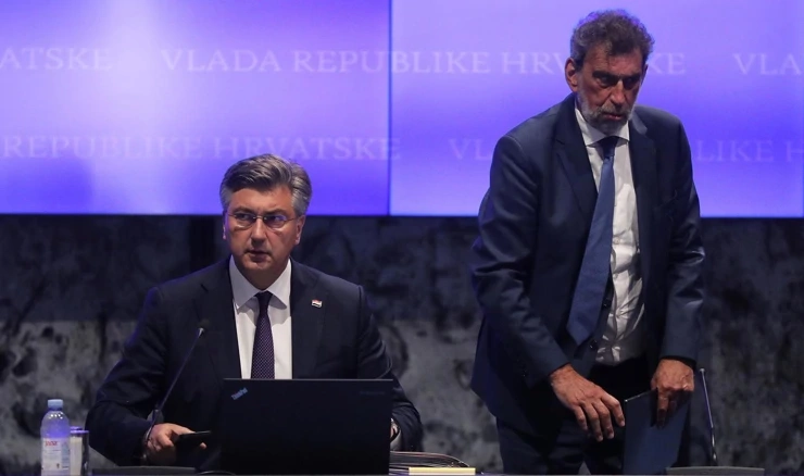 Andrej Plenković i Radovan Fuchs