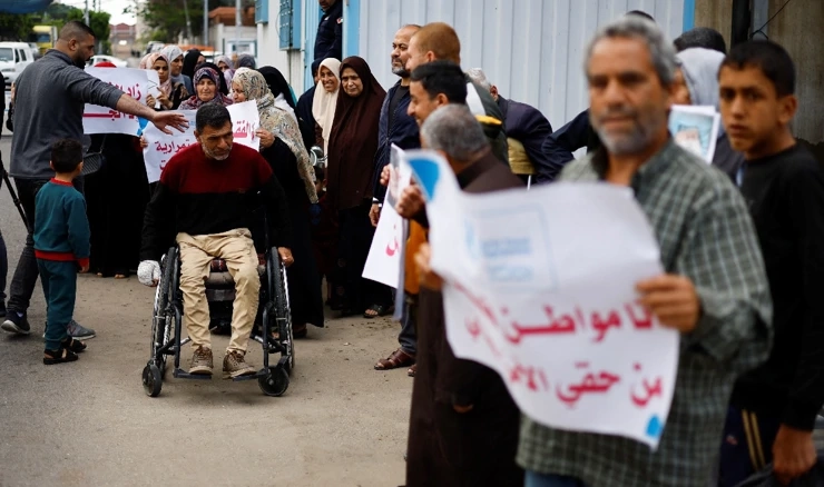 Prosvjed Palestinca zbog odluke Svjetskog programa za hranu