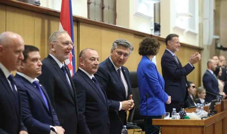 Izlasano povjerenje Vladi Andreja Plenkovića