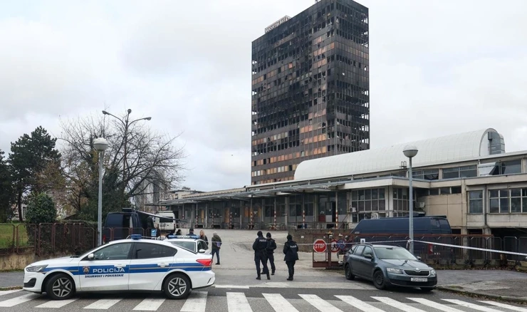 Očevid kod zgrade Vjesnika