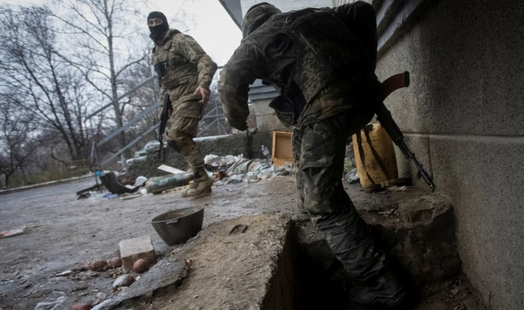 Ukrajinske snage u Bahmutu, fotografija od 10. prosinca
