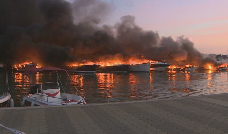 Požar u marini 