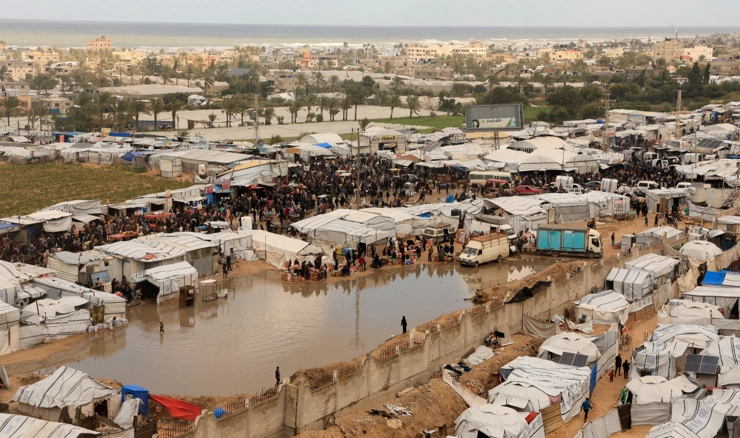 Raseljeni Palestinci sklonište su pronašli na jugu pojasa Gaze