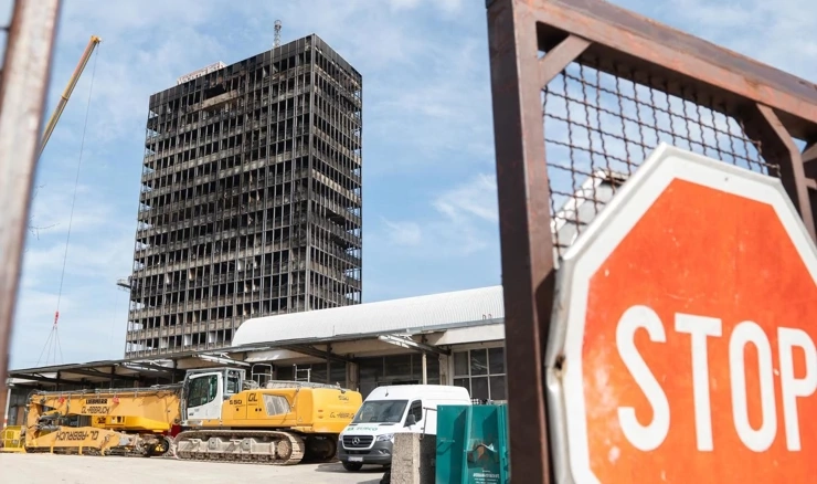 Privremeno obustavljeno rušenje Vjesnika