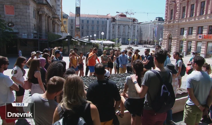 Turisti u Zagrebu 