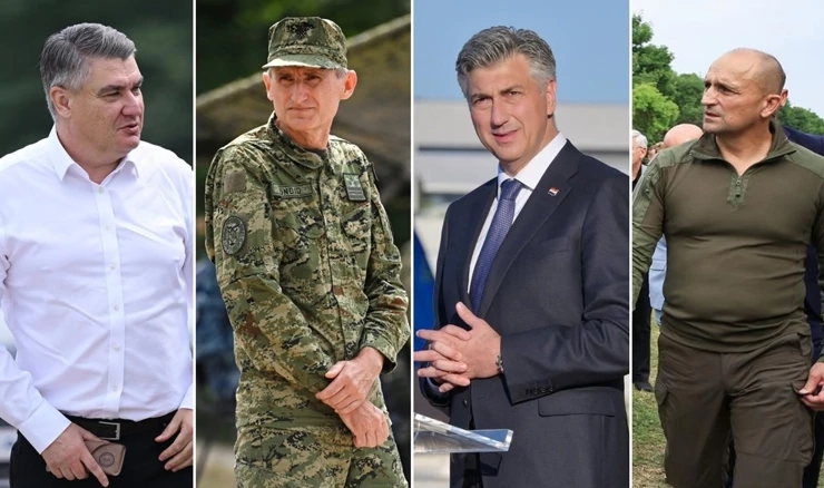Zoran Milanović / Tihomir Kundid / Andrej Plenković / Ivan Anušić