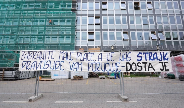 Počeo štrajk u hrvatskom pravosuđu
