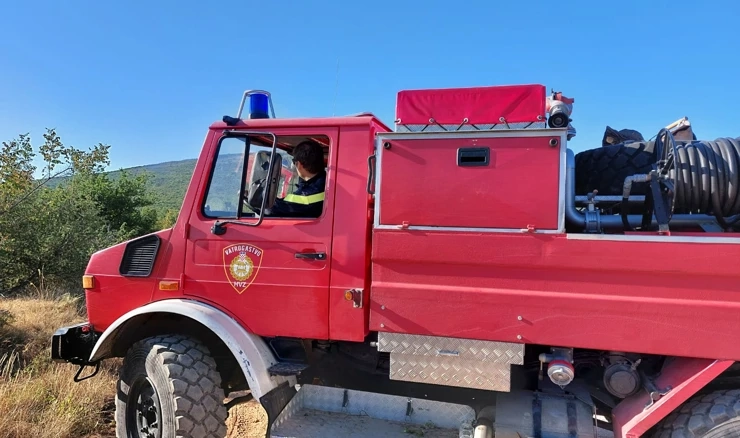 Gašenje požara kod Oklaja