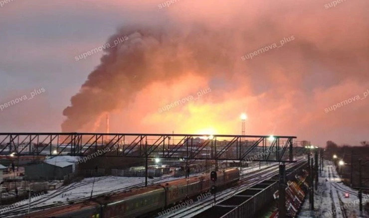 Ukrajinski napad na termoelektranu