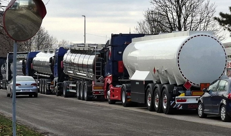 Prosvjed prijevoznika 26. siječnja, Bosanski Brod