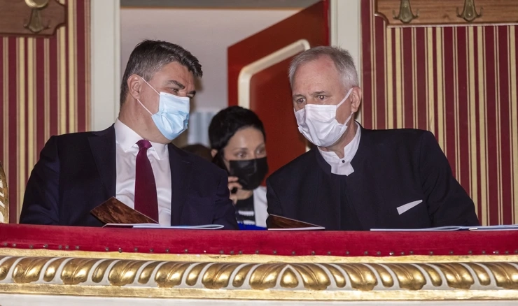 Predsjednik Zoran Milanović i gradonačelnik Andro Krstulović Opara 