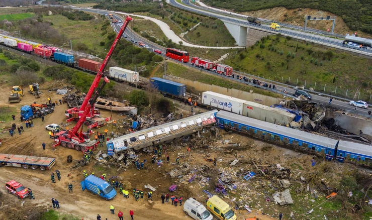 Željeznička nesreća u Grčkoj