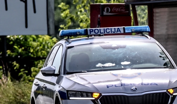 Policijski automobil, arhivska fotografija