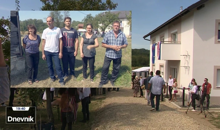 Obitelj Boltužić dobila je ključeve svoje potpuno nove kuće u selu Jabukovac