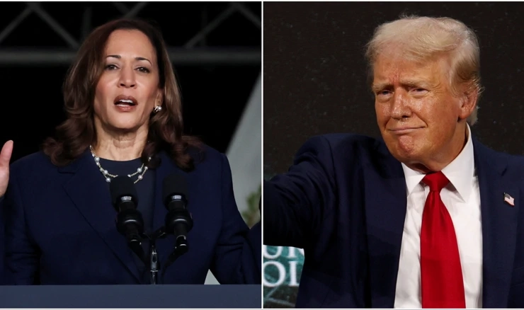 Kamala Harris, Donald Trump