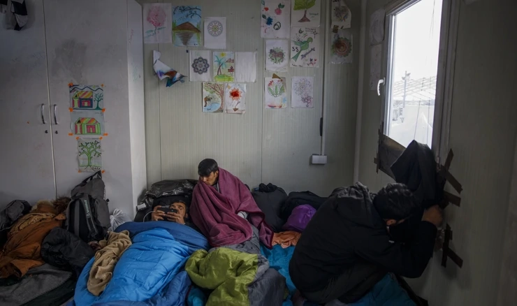 Teški uvjeti u migrantskom kampu Lipa pokraj Bihaća 