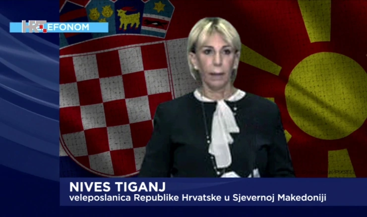 Javljanje hrvatske veleposlanice iz Sj. Makedonije