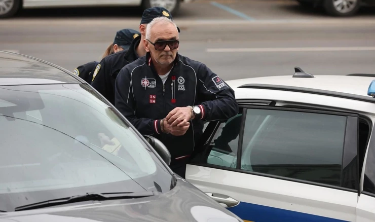 Privođenje Mirka Živića u travnju