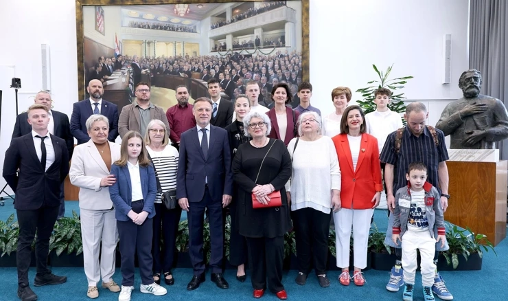 Gordan Jandroković primio dobitnike nagrade "Ponos Hrvatske"