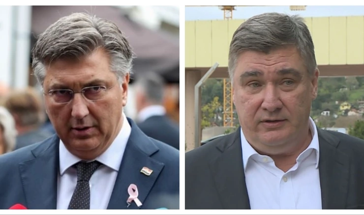 Andrej Plenković i Zoran Milanović