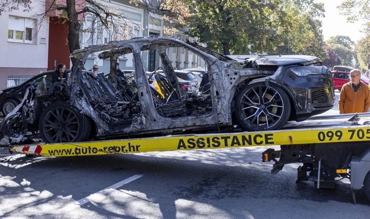 Točan uzrok požara vozila još se utvrđuje