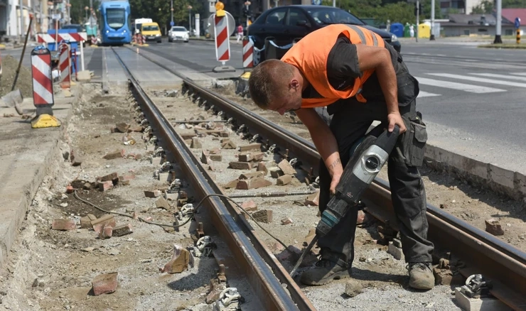 Radovi na tramvajskoj pruzi