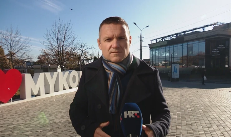 Reporter Dragan Nikolić u Mikolajivu