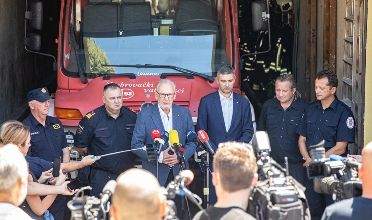 Božinović u Orašcu povodom stradavanja vatrogasca 