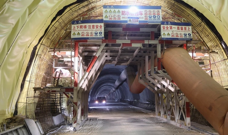 Obilazak radova u tunelu Kozjak 