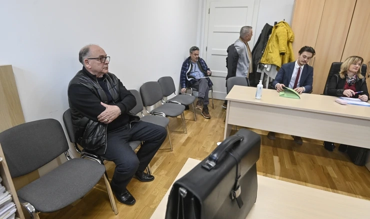 Vinko Zulim, bivši načelnik Općine Seget na suđenju