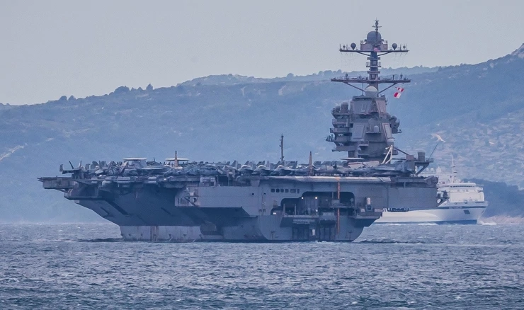 USS Gerald R. Ford napustio Split