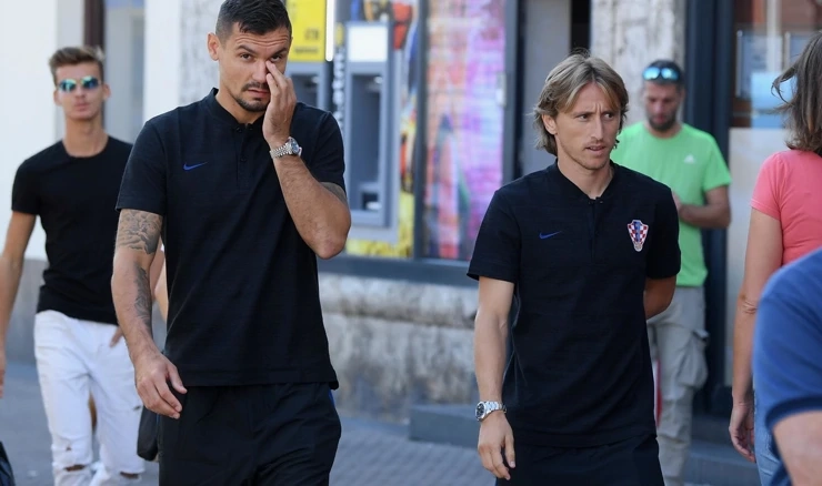 Luka Modrić i Dejan Lovren