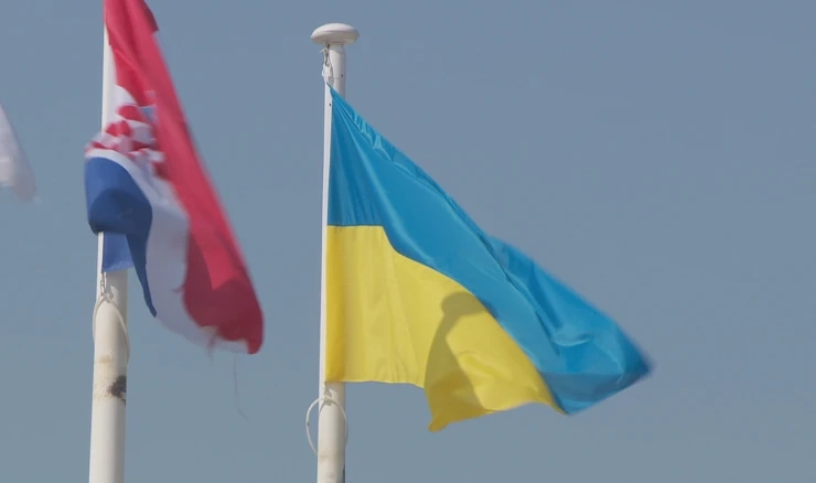 Zavijorila Ukrajinska zastava
