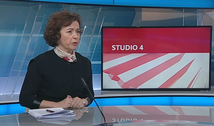 Mirka Jozić u studiju 4 HTV-a