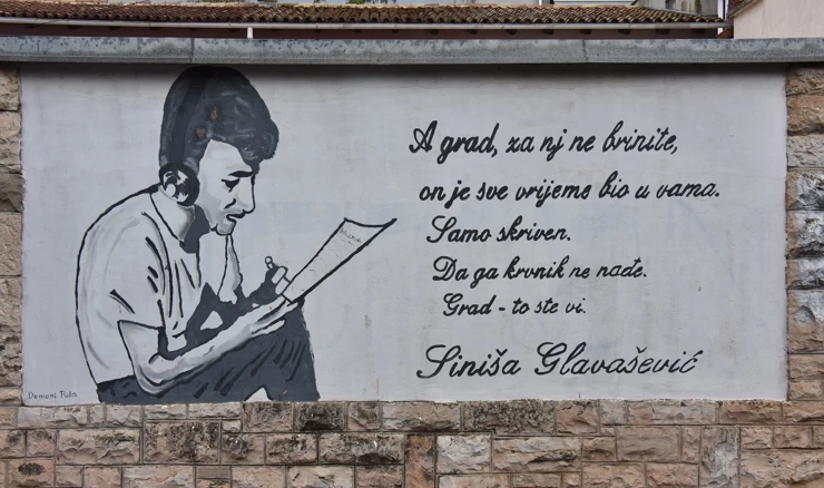 Mural Siniše Glavaševića