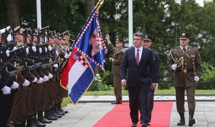 Prijam u povodu obilježavanja Dana Hrvatske vojske