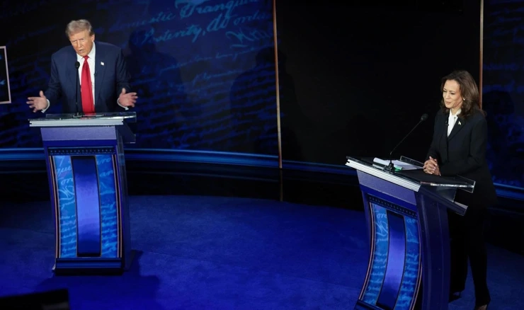 Donald Trump, Kamala Harris