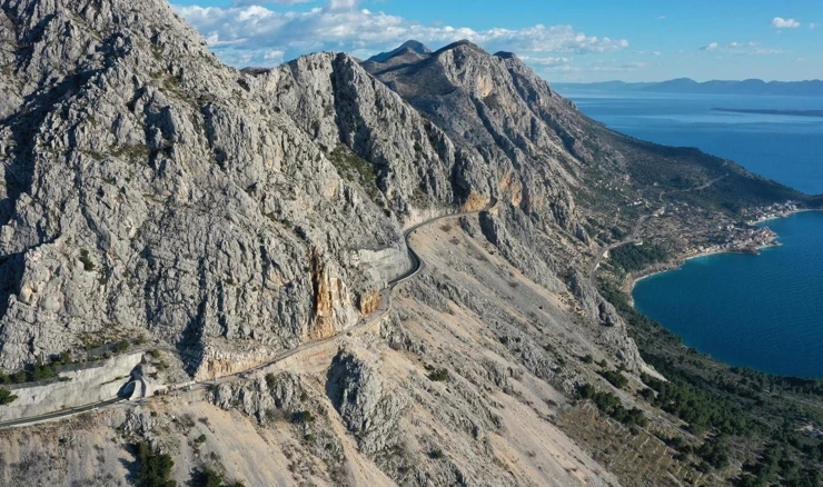 Fotografije iz zraka prijevoja Stupica 