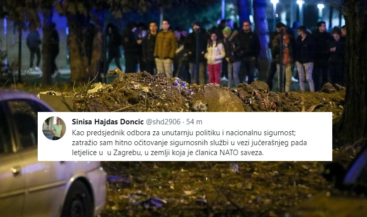 Hajdaš Dončić: Tražim hitno očitovanje sigurnosnih službi o padu letjelice
